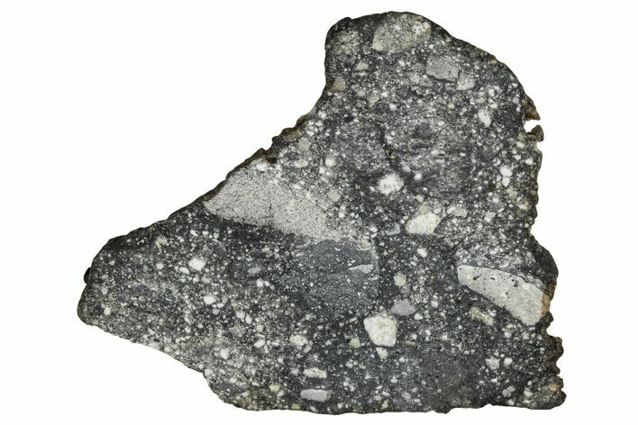 Polished Lunar Meteorite ( g) Slice - Aridal #355987